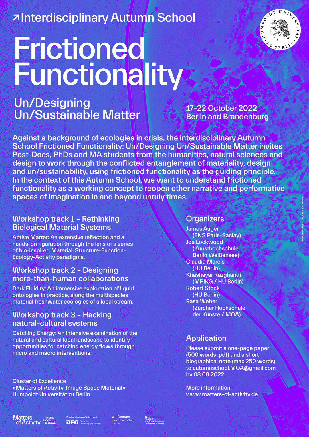 Poster »Frictioned Functionality«. Copyright: Matters of Activity
