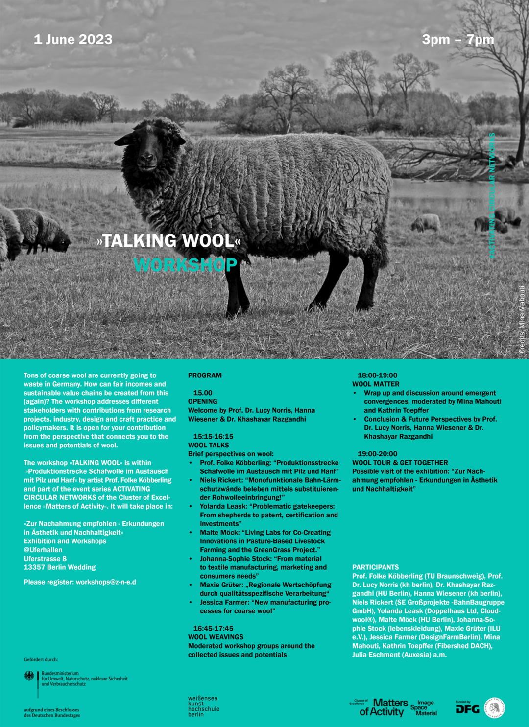 Talking Wool. Image: Mina Mahouti. Copyright: Hanna Wiesener
