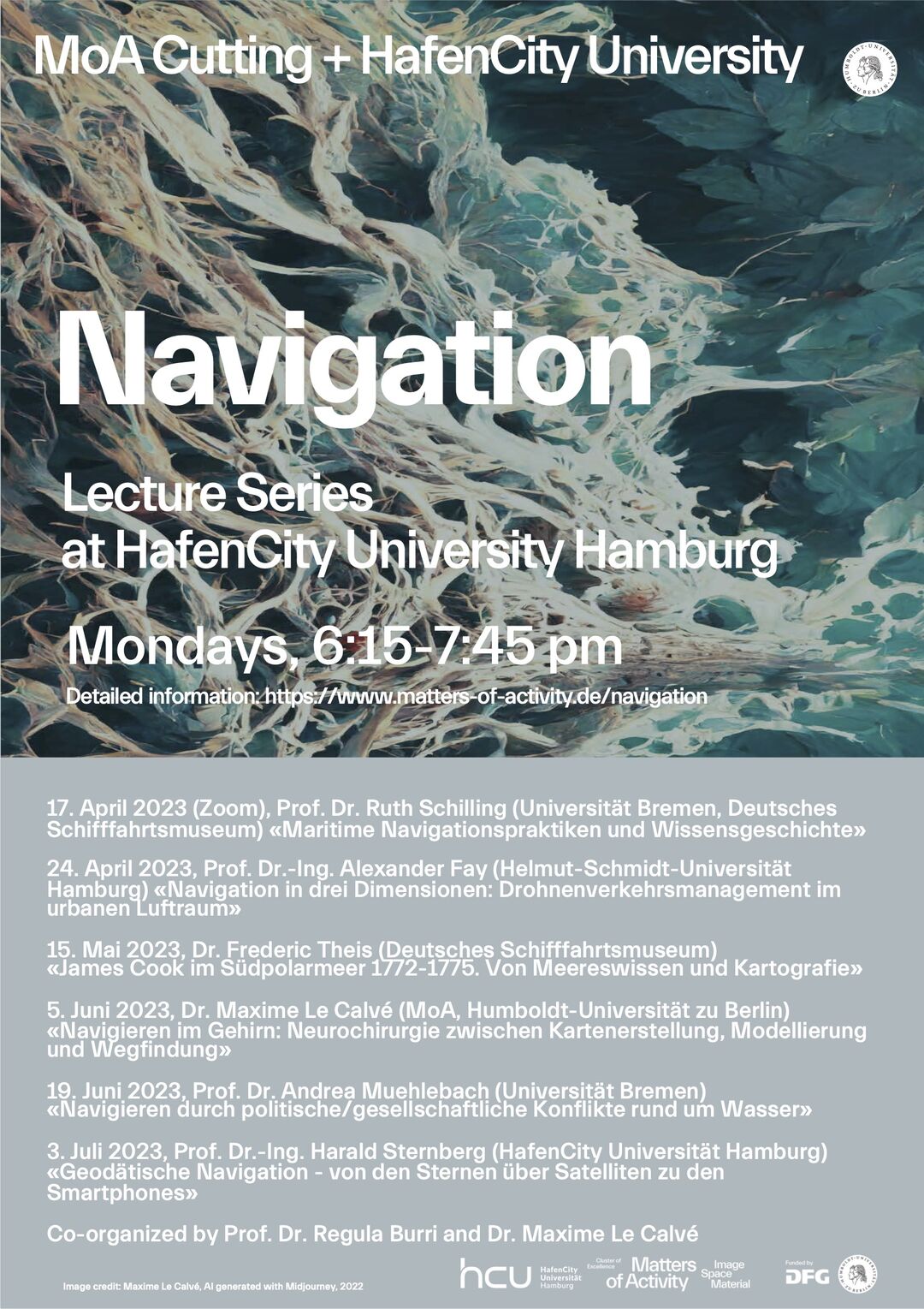 Visual Lectures Series »Navigation«, 2023. Copyright: Matters of Activity
